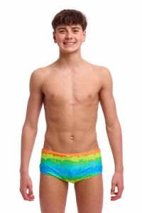 Funky Trunks Boys Melting Mayhem Sidewinder Trunks - Multi
