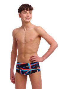 Funky Trunks Boys Pocket Rocket Sidewinder Trunks - Multi