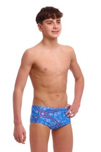 Funky Trunks Boys Sea Dreams Sidewinder Trunks - Blue