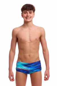 Funky Trunks Boys Storm At Sea Sidewinder Trunks - Multi