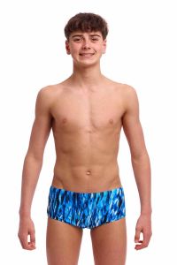 Funky Trunks Boys Wing Streak Sidewinder Trunks - Blue