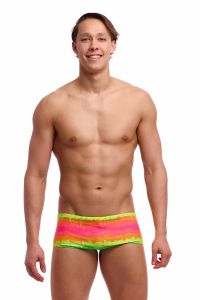 Funky Trunks Mens Melting Mayhem Sidewinder Trunk - Multi