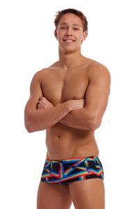 Funky Trunks Mens Pocket Rocket Sidewinder Trunk - Multi
