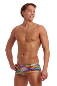 Funky Trunks Mens Static Stack Sidewinder Trunk - Multi