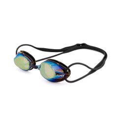Way Funky Cracked Gold Training Machine Mirrored Goggle - Cracked Gold/Gold Mirror