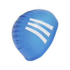Adidas Junior Adidas 3-Stripes Swim Cap - Bright Royal/White