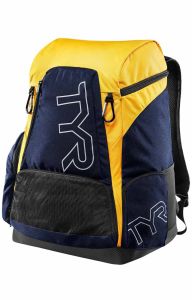 TYR Alliance 45L Backpack - Navy/Gold