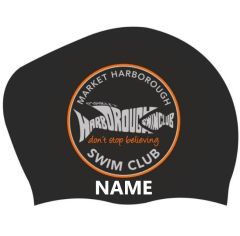 AK Market Harborough Long Hair 3pk Club Logo + Name Cap - Black/Silver/Orange