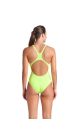 Arena Womens Team Solid Swim Pro Back Swimsuit - Artic Lime/Future Dusk