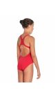 Arena Girls Solid Team Swim Pro Swimsuit - Red/White