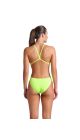 Arena Womens Team Solid Challenge Back Swimsuit - Artic Lime/Future Dusk