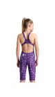 Arena Girls Powerskin ST Next Limited Edition Kneesuit - Leopard Violet