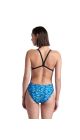 Arena Womens Pool Tiles Challenge Back Swimsuit - Blue/Multi