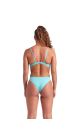 Arena Womens Solid Swim Tech Multi Back Swimsuit - Water/Shocking Pink