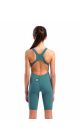 Arena Girls Powerskin Impulso Jade Aura Limited Edition Kneesuit - Biscay Bay/Cherry