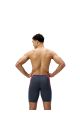 Speedo Mens Hyperboom Splice Jammer - Grey Lead/Neon Coral