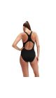 Speedo Womens Digital Printed Medalist Swimsuit - Black
