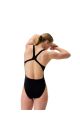 Speedo Womens FL Placement Printed Powerback Swimsuit - Static Volta/Anthracite