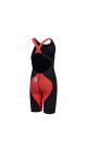 Speedo Fastskin Junior LZR Ignite Kneeskin - Black/Flame Red
