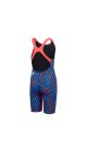 Speedo Fastskin Junior Endurance+ Max Openback Kneeskin - Bolt/Cerulean Blue/Flame Red
