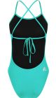 Amanzi Womens Spearmint Tie Back One Piece Swimsuit - Green
