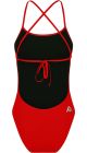 Amanzi Womens Blaze Tie Back One Piece Swimsuit - Red