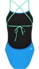 Amanzi Girls Seaglass Tie Back One Piece - Blue