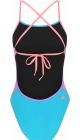 Amanzi Womens Splendour Tie Back One Piece - Purple/Blue