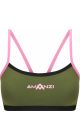 Amanzi Girls Desert Blush Bikini Top - Green/Pink