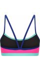 Amanzi Womens Rosette Bikini Top - Pink/Blue