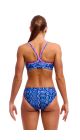 Funkita Ladies Blue Viper Sports Top - Blue/Multi