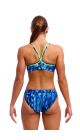 Funkita Ladies Wing Streak Sports Top - Blue