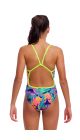 Funkita Girls Leaving Today Single Strap One Piece Swimsuit - Multi
