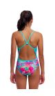 Funkita Girls Snap That Single Strap One Piece Swimsuit - Multi