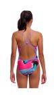 Funkita Girls Sweetest Swirl Single Strap One Piece Swimsuit - Multi