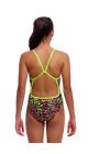 Funkita Girls Water Wings Single Strap One Piece Swimsuit - Multi