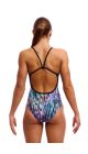 Funkita Ladies Fly Dye Single Strap One Piece Swimsuit - Multi