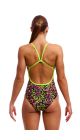Funkita Ladies Water Wings Single Strap One Piece Swimsuit - Multi