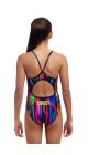 Funkita Girls Baby Beamer Diamond Back One Piece Swimsuit - Multi