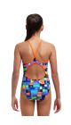 Funkita Girls Chip Set Diamond Back One Piece Swimsuit - Multi