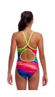 Funkita Girls Lost Ocean Diamond Back One Piece Swimsuit - Multi
