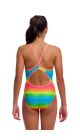 Funkita Girls Melting Mayhem Diamond Back One Piece Swimsuit - Multi