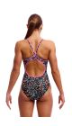 Funkita Ladies Copper Cluster Diamond Back One Piece Swimsuit - Multi