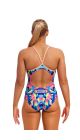 Funkita Ladies Princess Pageant Diamond Back One Piece Swimsuit - Multi