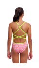 Funkita Girls Duck Duck Goose Strapped In One Piece Swimsuit - Multi