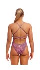 Funkita Ladies Learn To Fly Strapped In One Piece Swimsuit - Multi