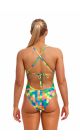 Funkita Ladies Blocked Dotty Tie Me Tight One Piece Swimsuit - Multi