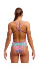 Funkita Ladies Jig Jag Single Strength One Piece Swimsuit - Multi