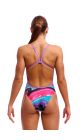 Funkita Ladies Sweetest Swirl Single Strength One Piece Swimsuit - Multi