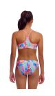 Funkita Girls Tickle Pink Crop Top - Multi